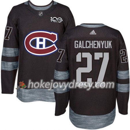 Pánské Hokejový Dres Montreal Canadiens Alex Galchenyuk 27 1917-2017 100th Anniversary Adidas Černá Authentic